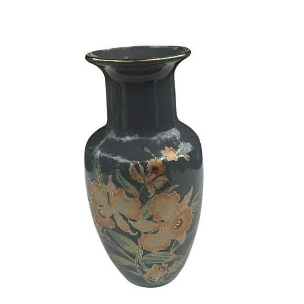 Vintage Shaddy‎ Japanese Vase  Hand Painted Porcelain